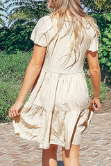 Sandy Stripe Ruffled Dress img 1
